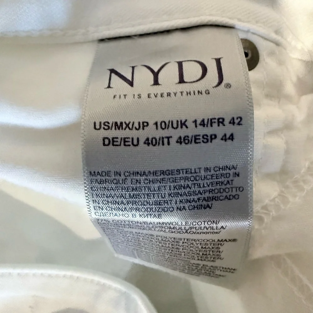 NYDJ Ami Diamond Trail Embroidery Skinny Jeans